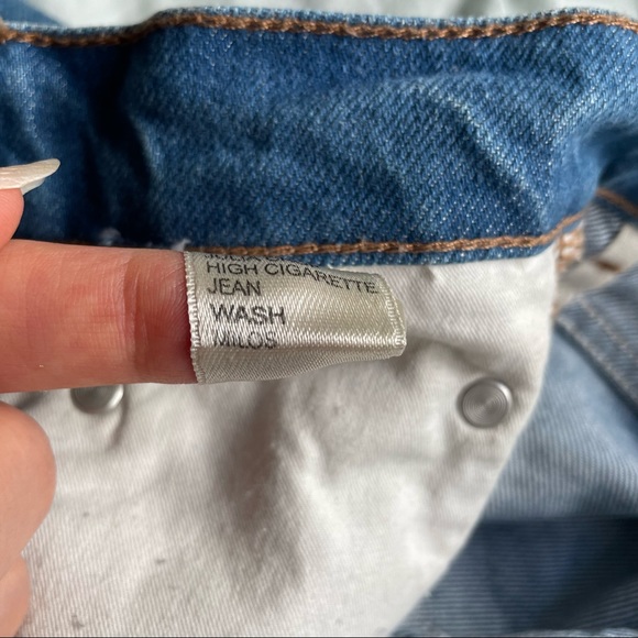 Reformation Julia Cigarette Jean Crop - Milos - Picture 7 of 8